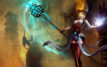 stockings league of legends magic elves sorceress janna staff 1920x1200 wallpaper 